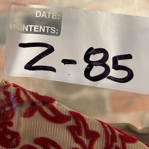 5 for $25🔥Forever 21+ Red Velvet & Tan Sheer Bodysuit 3X - Picture 8 of 8